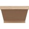 Ekena Millwork 6in. W x 4in. H x 28in. L Burlington Woodgrain TimberThane Rafter Tail, Primed Tan RFTUR06X04X28BURRCPR - alternate 3